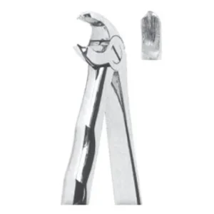 Extracting Forceps With Anatomically Shapad Handl