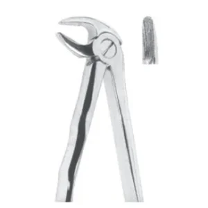 Extracting Forceps With Anatomically Shapad Handl